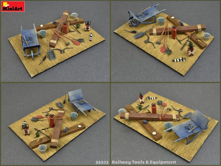 1/35 Railway Tools & Equipment - Hobby Sense
