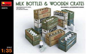 1/35 Milk Bottles & Wooden Crates - Hobby Sense