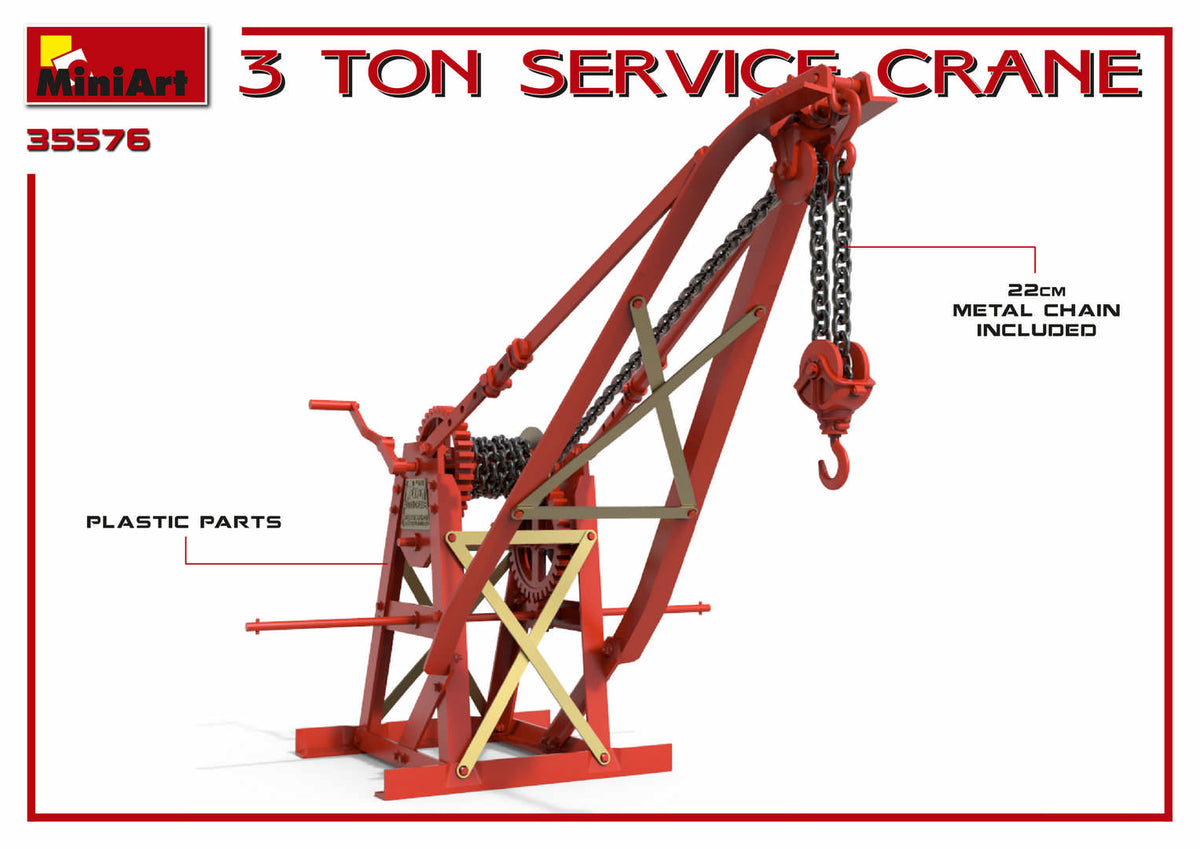 1/35 3 Ton Service Crane - Hobby Sense
