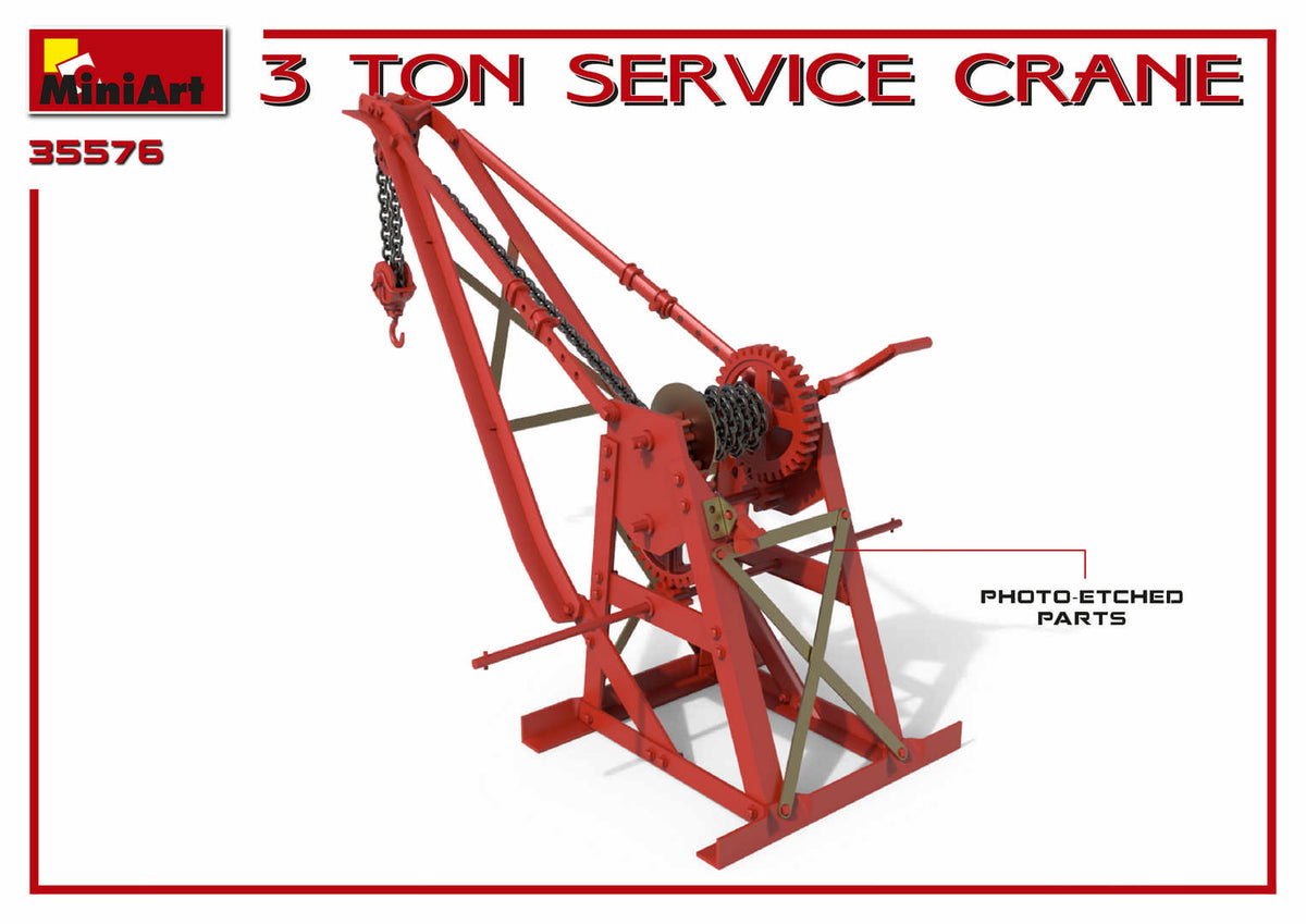 1/35 3 Ton Service Crane - Hobby Sense