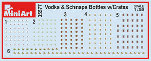 1/35 Vodka Bottles with Crates - Hobby Sense