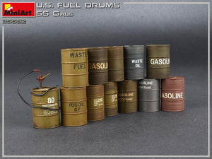 1/35 U.S. Fuel Drums 55 gals. - Hobby Sense