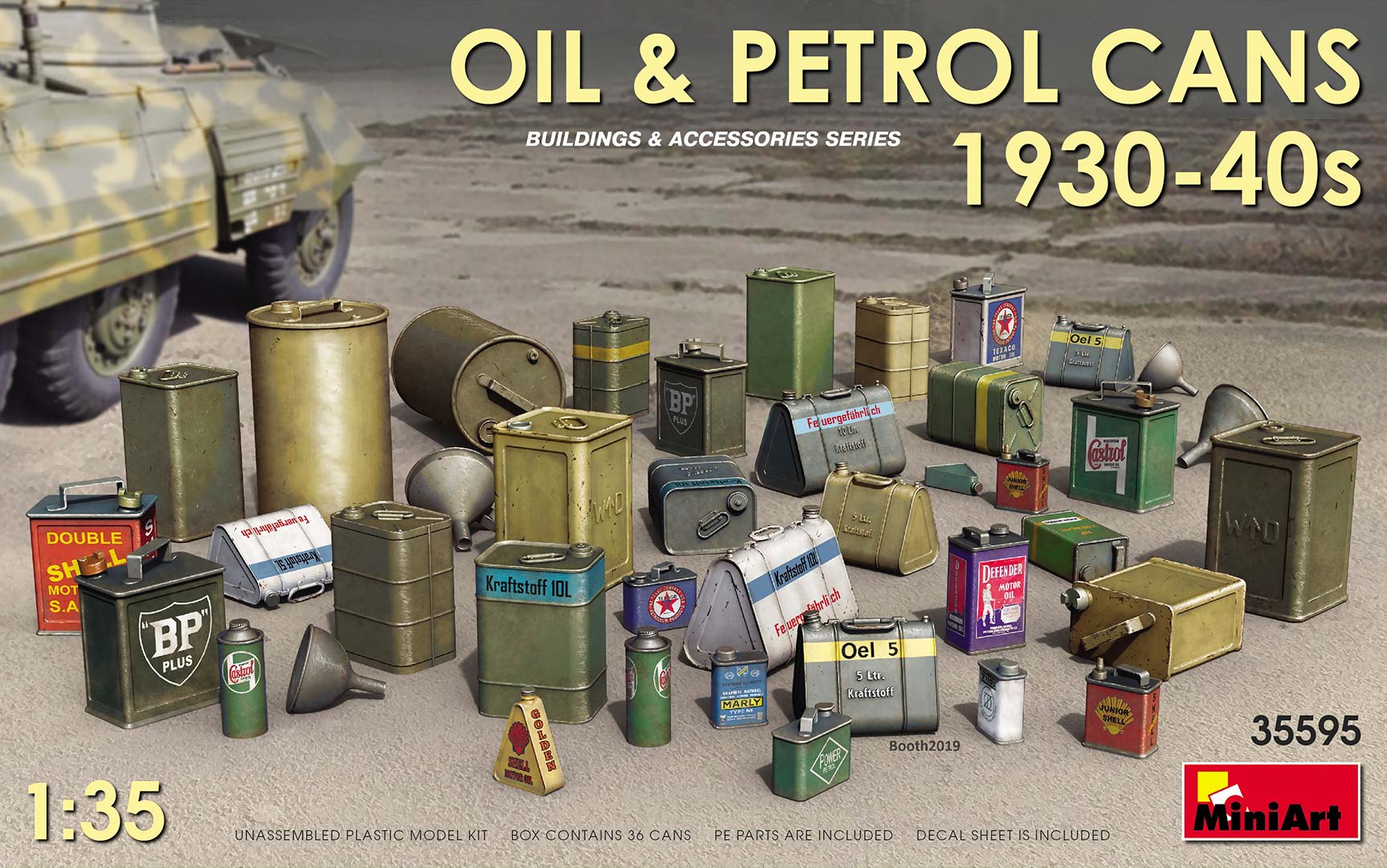 1/35 Oil and Petrol Cans 1930-40s - Hobby Sense