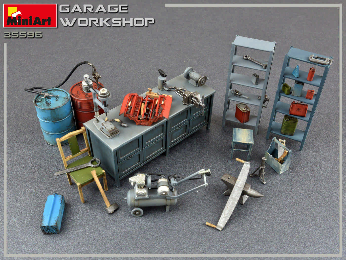 1/35 Garage Workshop - Hobby Sense
