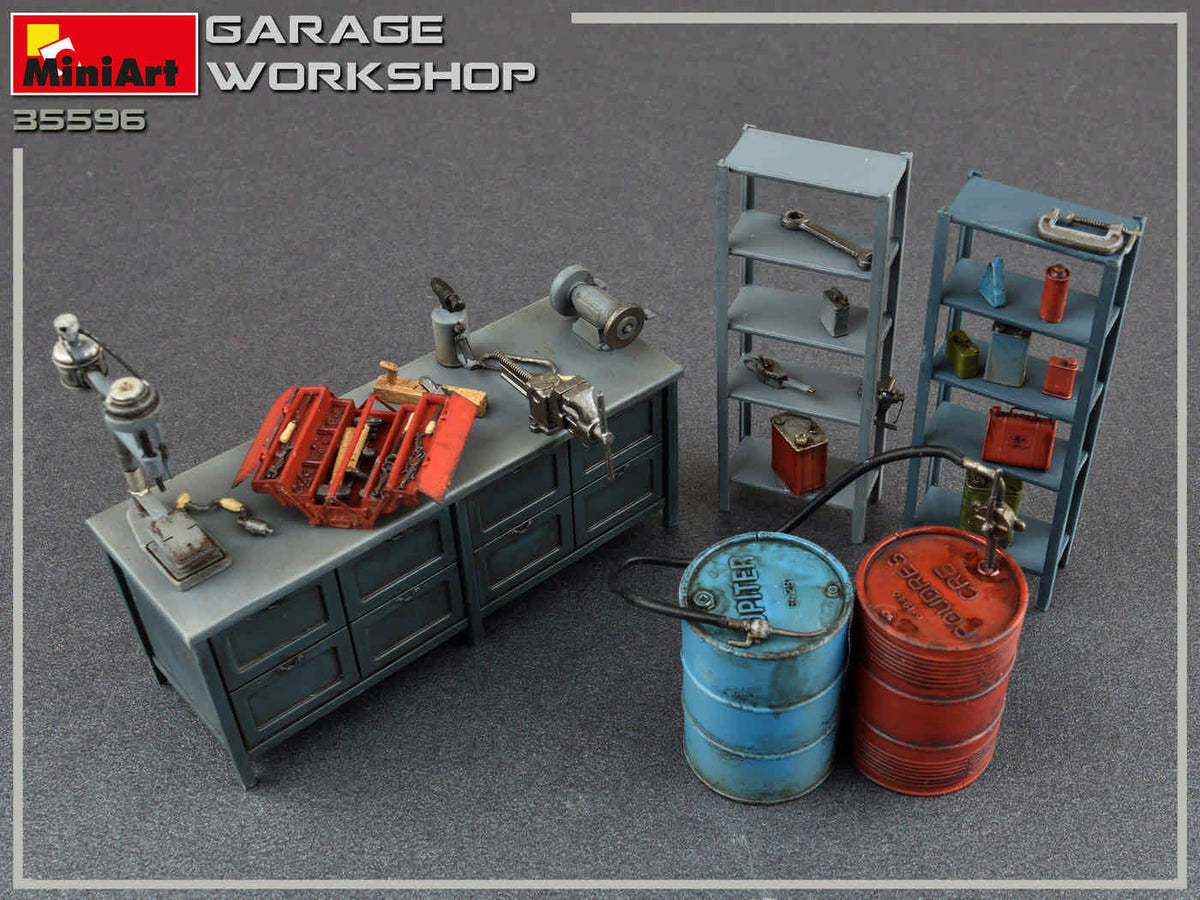 1/35 Garage Workshop - Hobby Sense