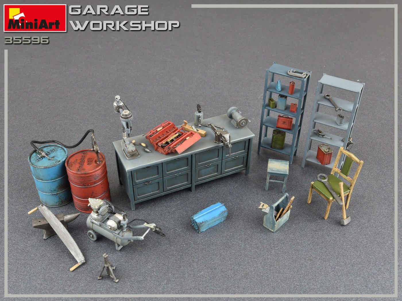 1/35 Garage Workshop - Hobby Sense