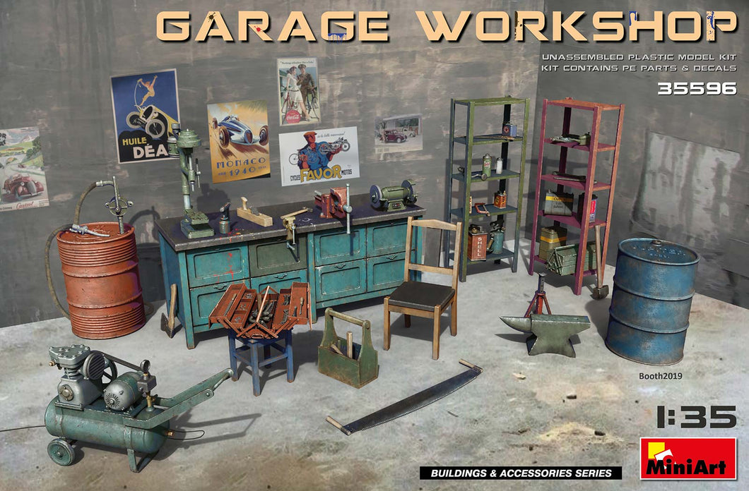 1/35 Garage Workshop - Hobby Sense