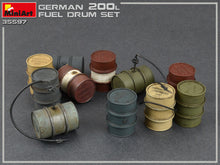 1/35 German 200L Fuel Drums WWII - Hobby Sense
