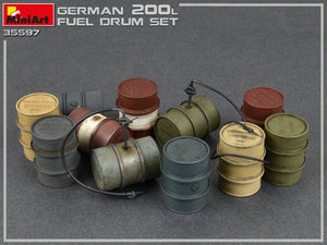 1/35 German 200L Fuel Drums WWII - Hobby Sense