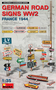 1/35 German Road Signs WWII, France 1944 - Hobby Sense
