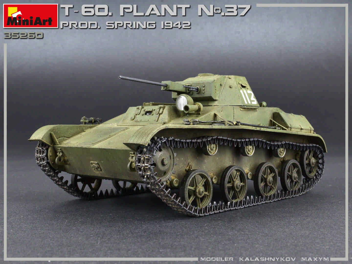 1/35 T-60 Plant N.37 Sverdlovsk Prod. Spring 1942, interior kit - Hobby Sense