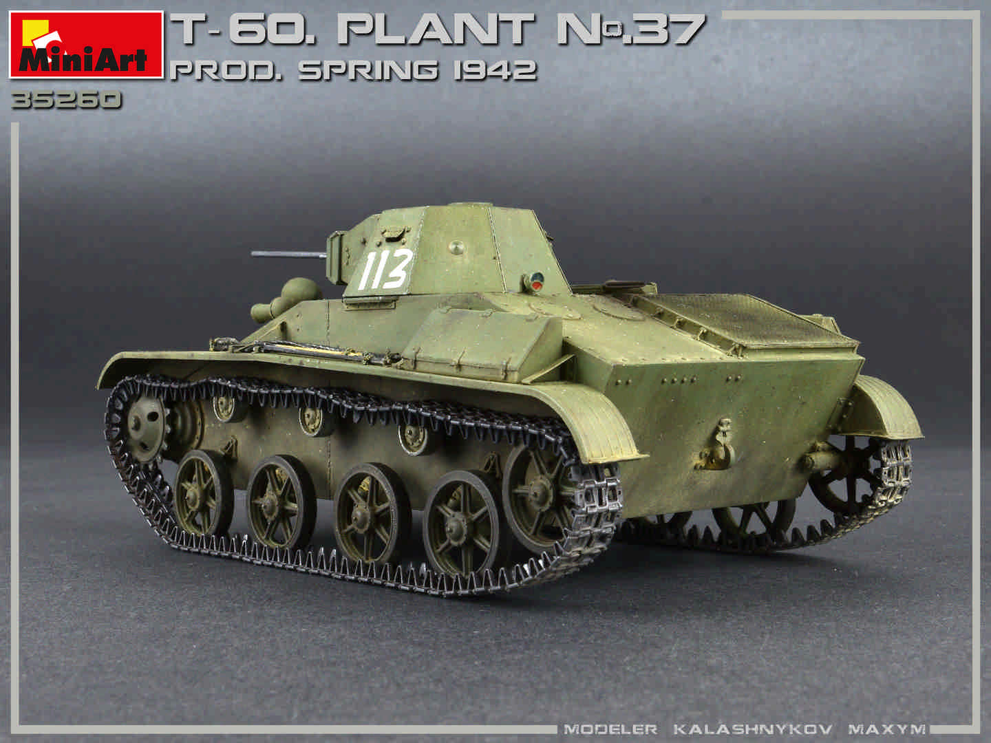 1/35 T-60 Plant N.37 Sverdlovsk Prod. Spring 1942, interior kit - Hobby Sense