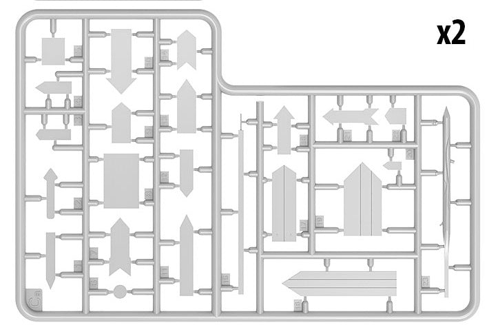 1/35 Soviet Road Signs WWII - Hobby Sense