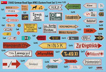 1/35 German Road Signs WWII (Eastern Front set 1) - Hobby Sense