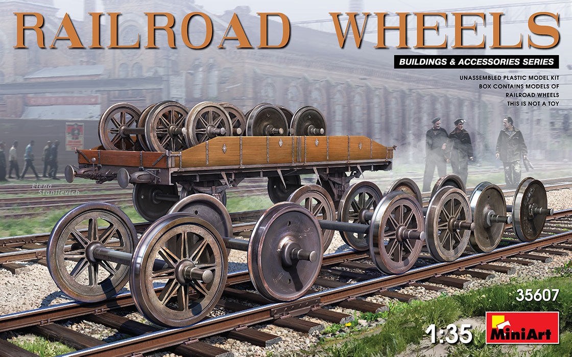 1/35 Railroad Wheels - Hobby Sense