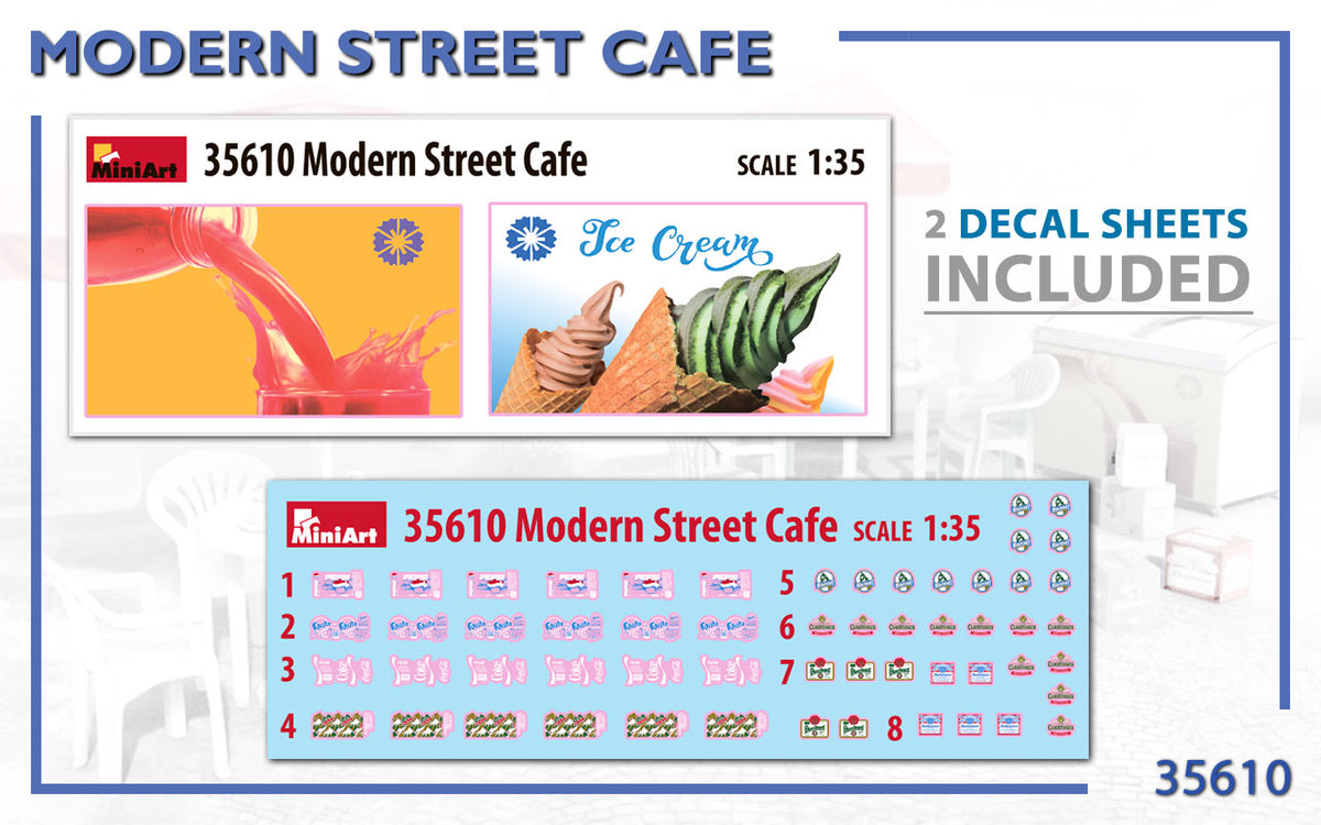 1/35 Modern Street Cafe - Hobby Sense