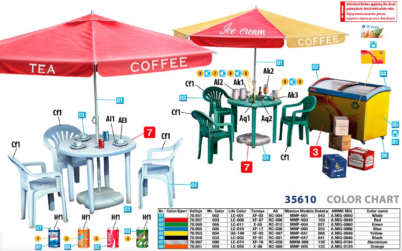 1/35 Modern Street Cafe - Hobby Sense