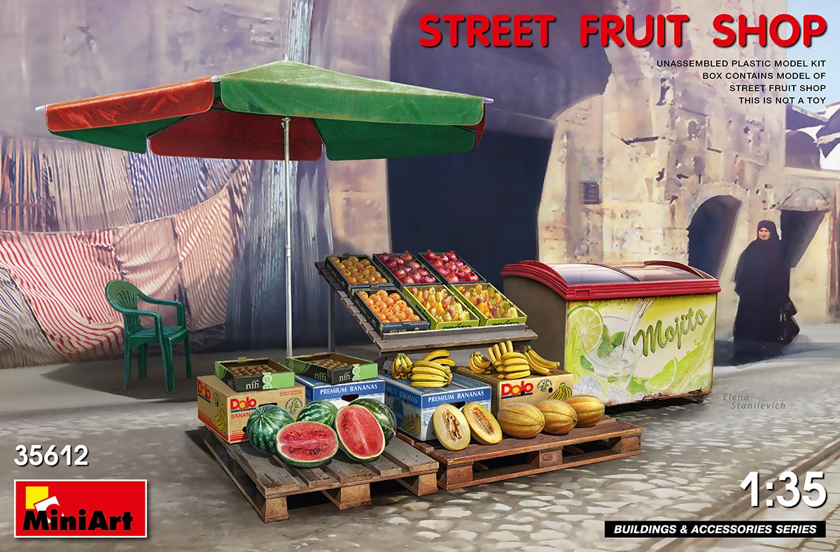 1/35 Street Fruit Shop - Hobby Sense