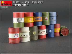 1/35 Fuel and Oil Drums 1930-50s - Hobby Sense