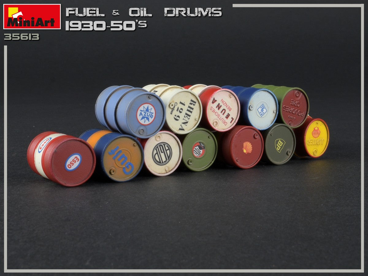 1/35 Fuel and Oil Drums 1930-50s - Hobby Sense