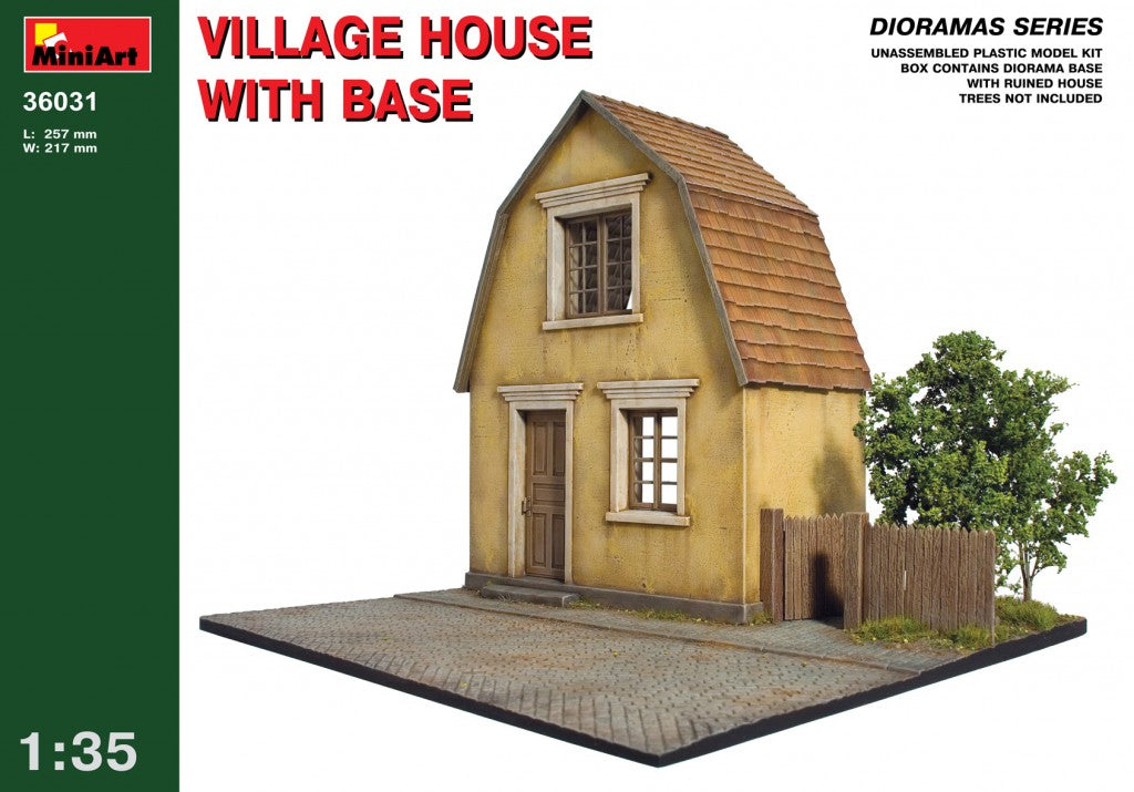 1/35 Village House with Base - Hobby Sense