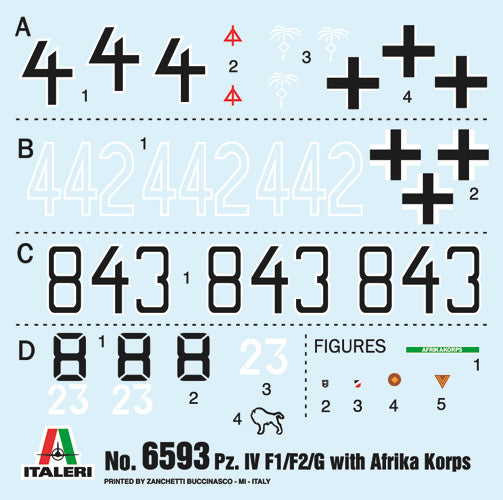 1/35 Pz.Kpfw.IV F1/F2/G With Afrika Korps Infantry - Hobby Sense