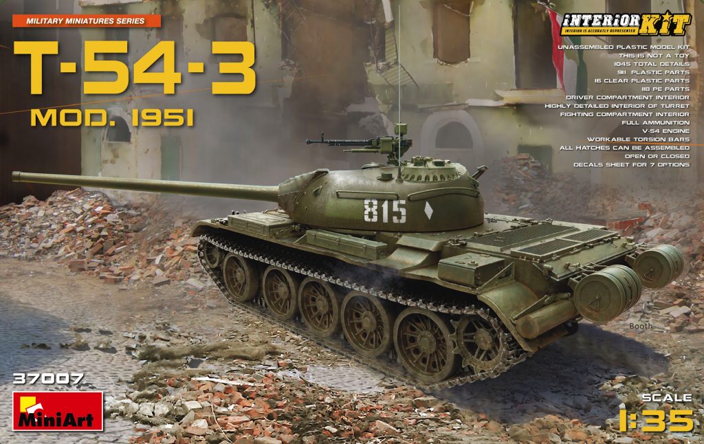 1/35 T54-3 Mod. 1951 Interior Kit - Hobby Sense