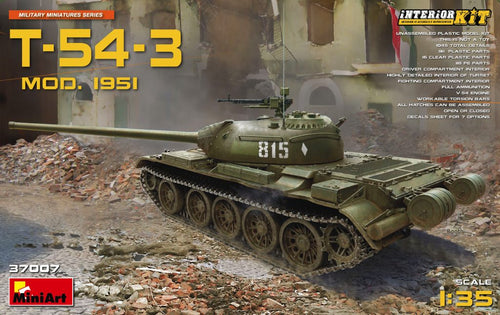 1/35 T54-3 Mod. 1951 Interior Kit - Hobby Sense