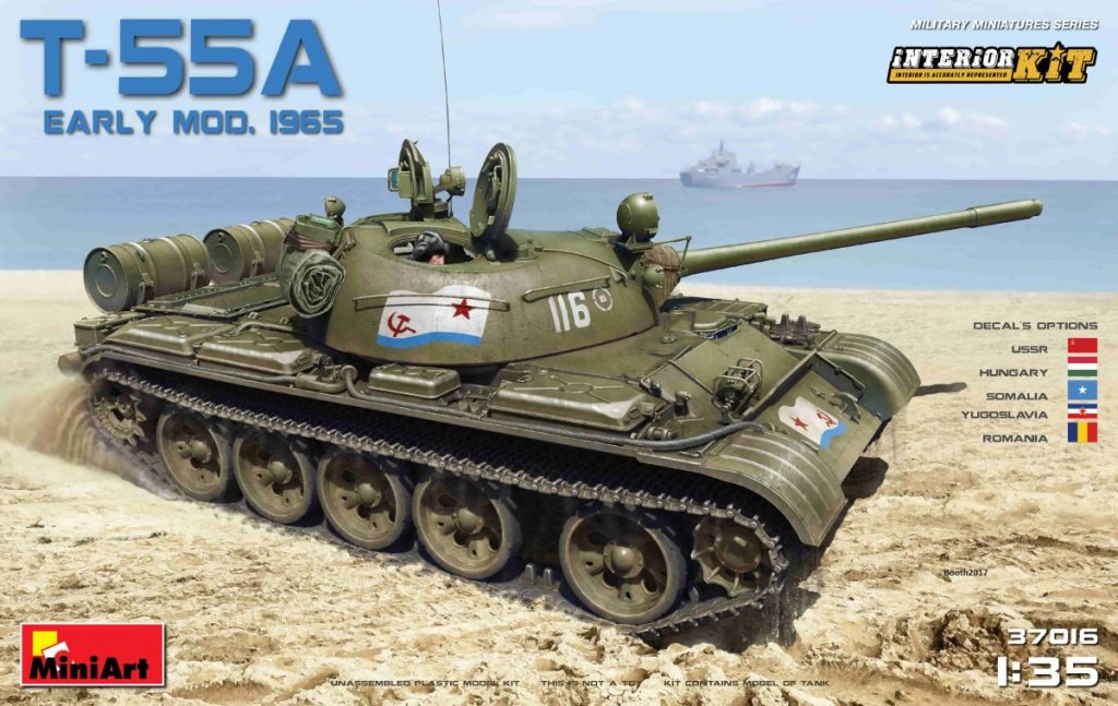 1/35 T55A Early Mod. 1965  Interior Kit - Hobby Sense