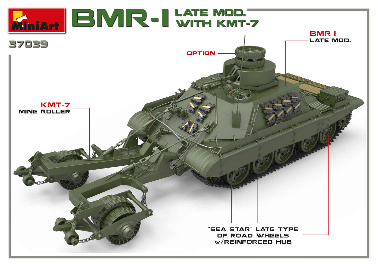 1/35 BMR-I Late Mod. With KMT-7 - Hobby Sense