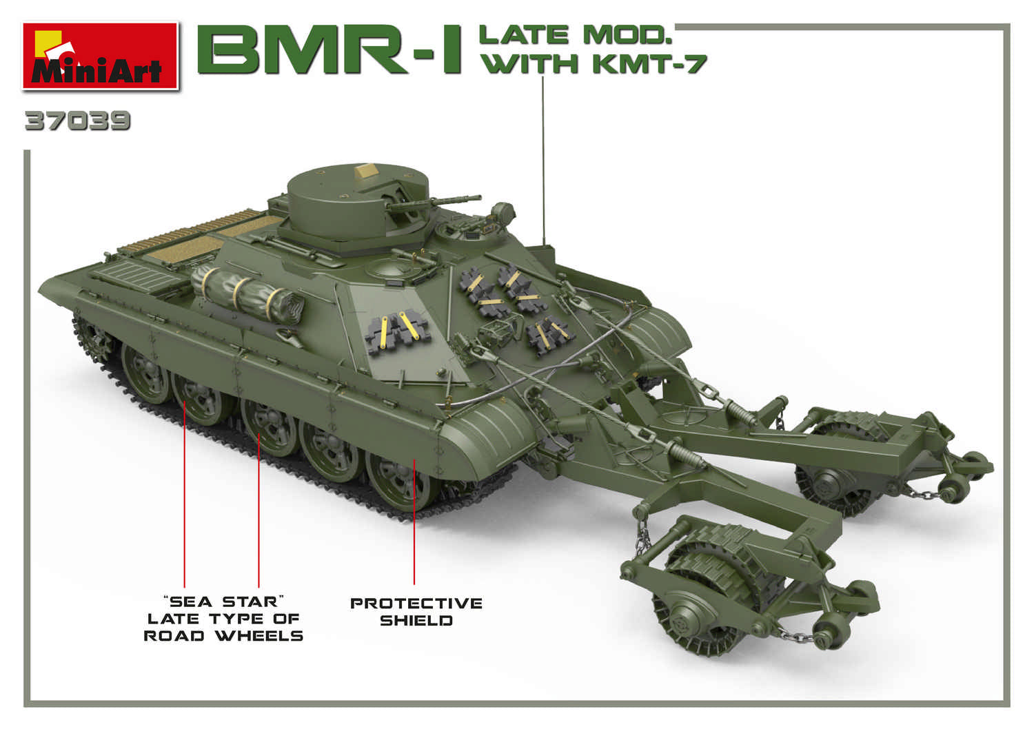 1/35 BMR-I Late Mod. With KMT-7 - Hobby Sense