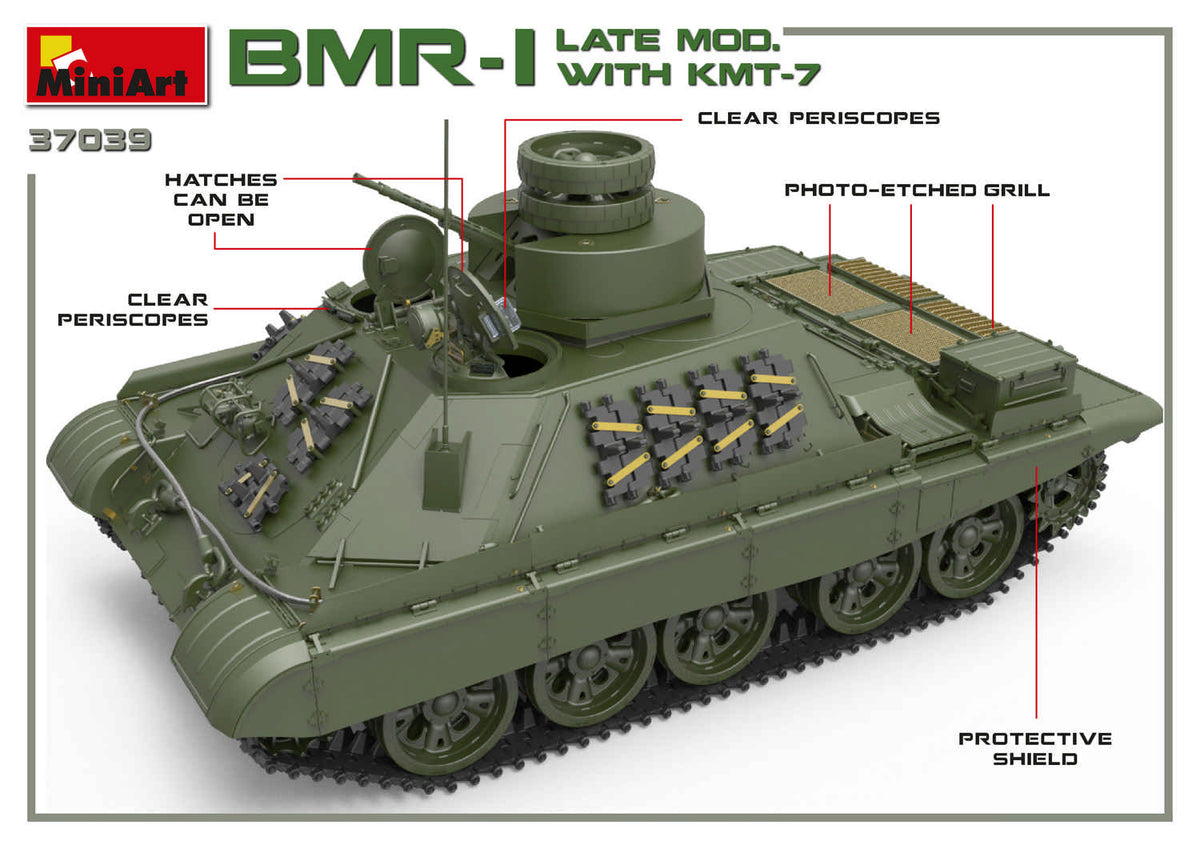 1/35 BMR-I Late Mod. With KMT-7 - Hobby Sense