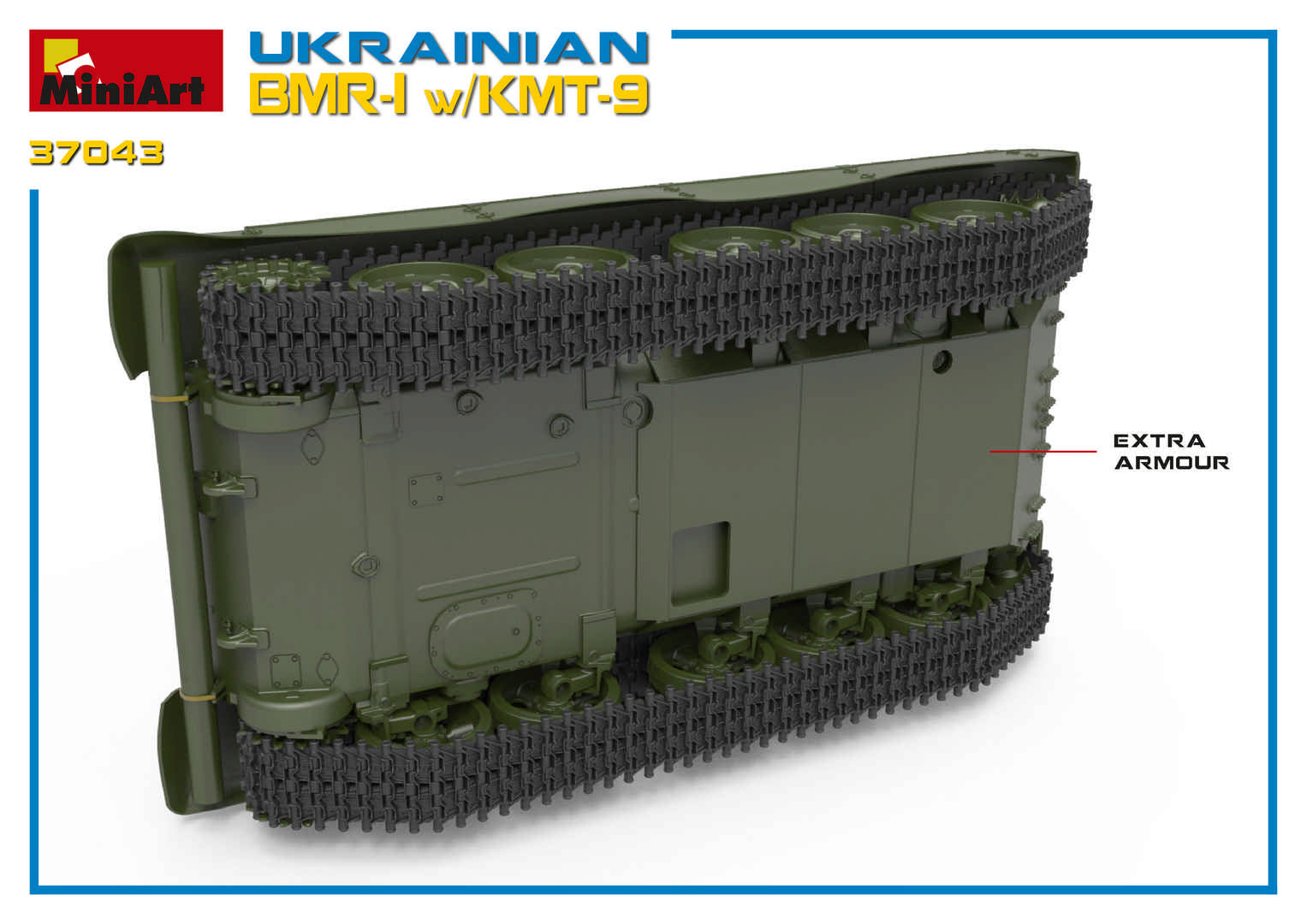 1/35 Ukrainian BMR1 with KMT-9 - Hobby Sense