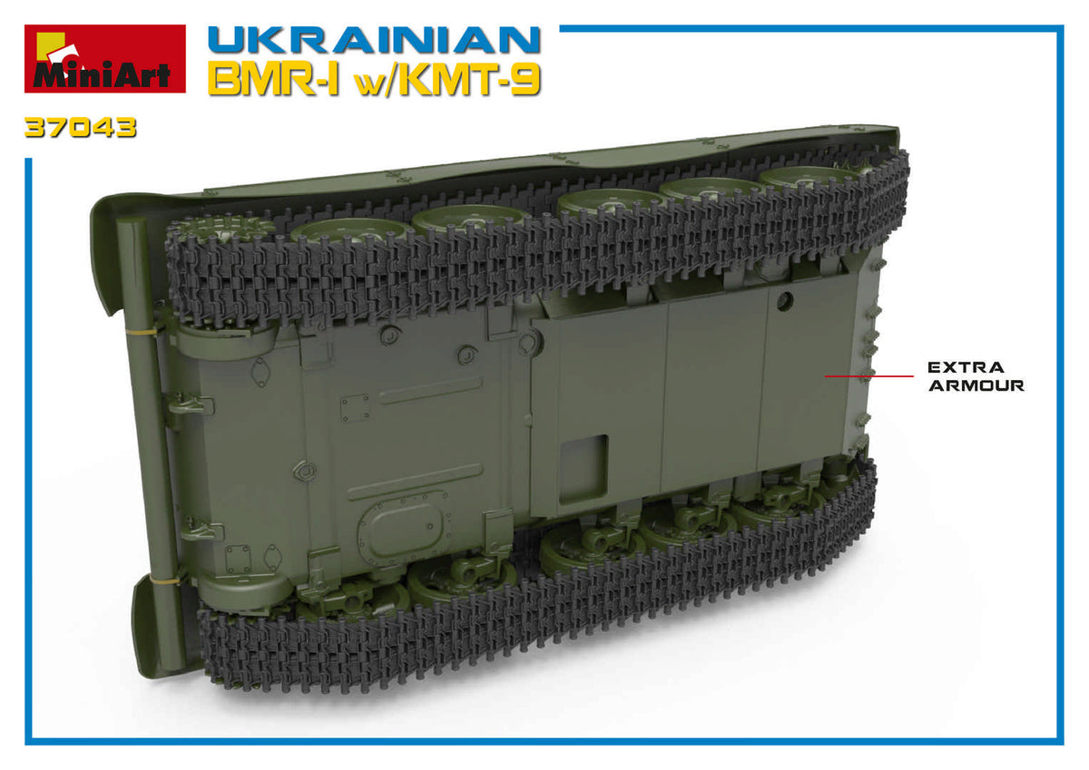 1/35 Ukrainian BMR1 with KMT-9 - Hobby Sense