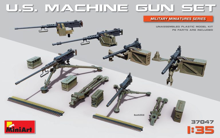 1/35 U.S. Machine Gun Set - Hobby Sense