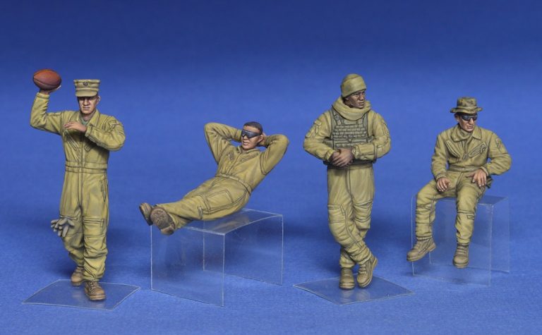 1/35 USMC Tank Crew at Rest - Hobby Sense