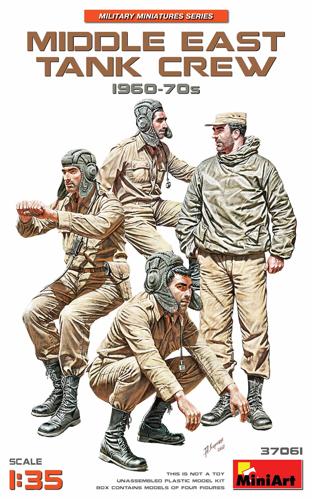 1/35 Middle East Tank Crew 1960-70s - Hobby Sense