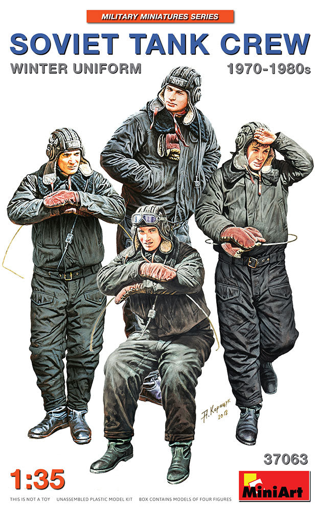 1/35 Soviet Tank Crew 1970-1980s. Winter Uniform - Hobby Sense