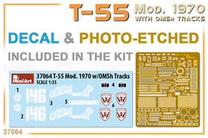 1/35 T-55 Mod. 1970 w/OMSh Tracks - Hobby Sense