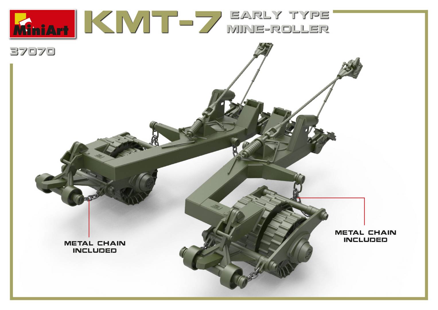 1/35 KMT-7 Early Type Mine Roller - Hobby Sense