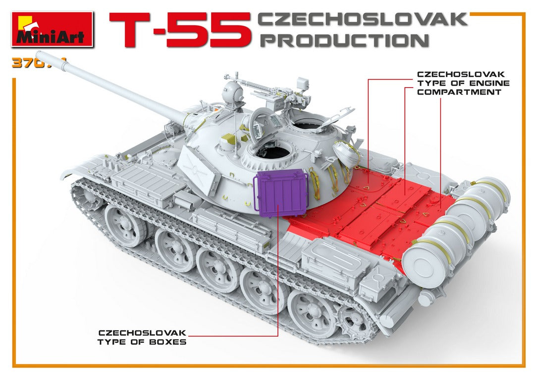 1/35 T-55 Czechoslovak Prod. - Hobby Sense