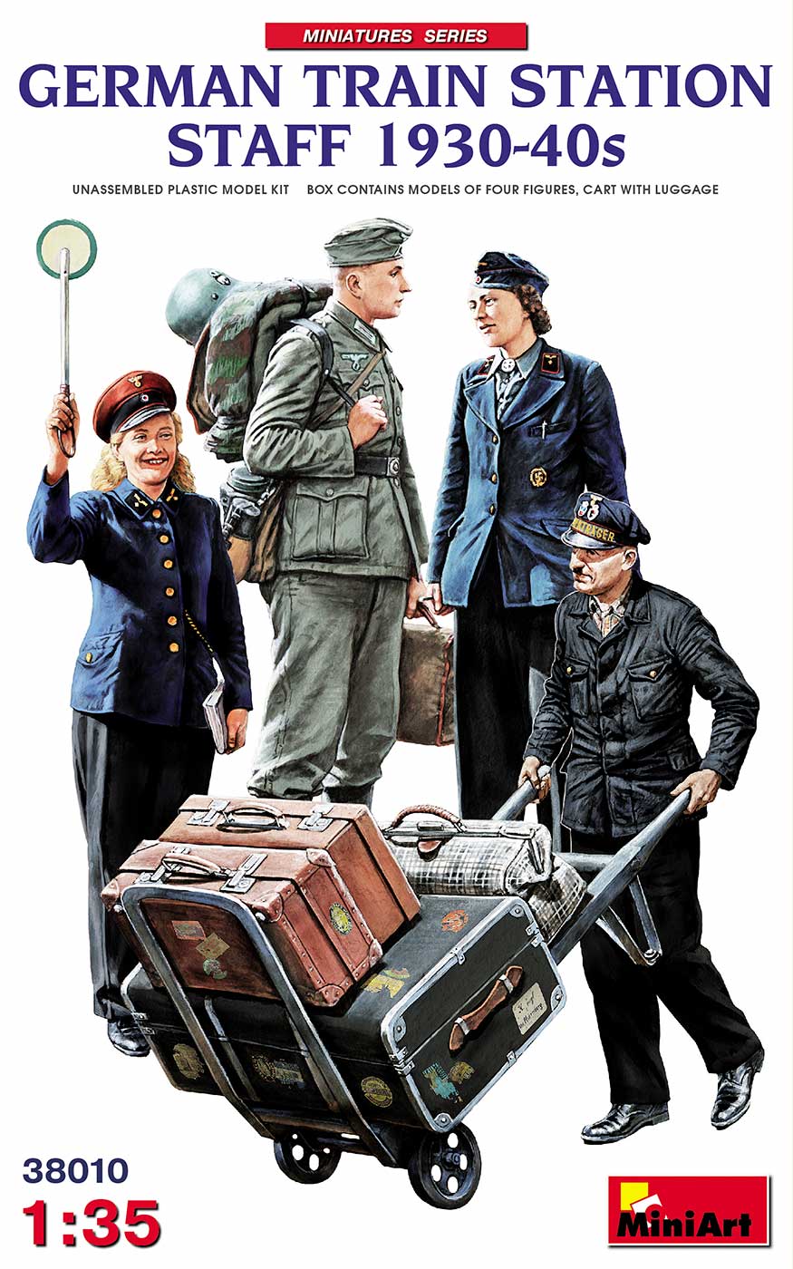 1/35 German Train Station Staff 1930-40s - Hobby Sense