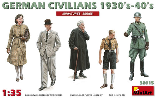 1/35 German Civilians 1930-40s - Hobby Sense