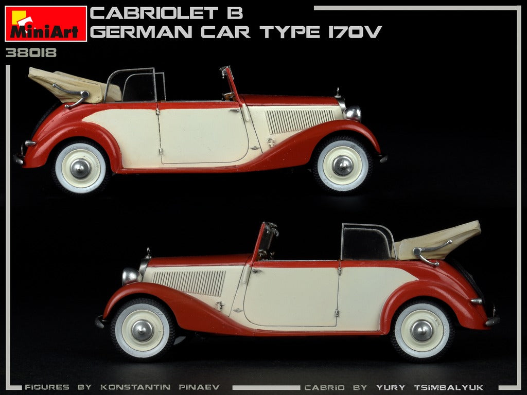 1/35 German Car Type 170V Cabriolet B - Hobby Sense