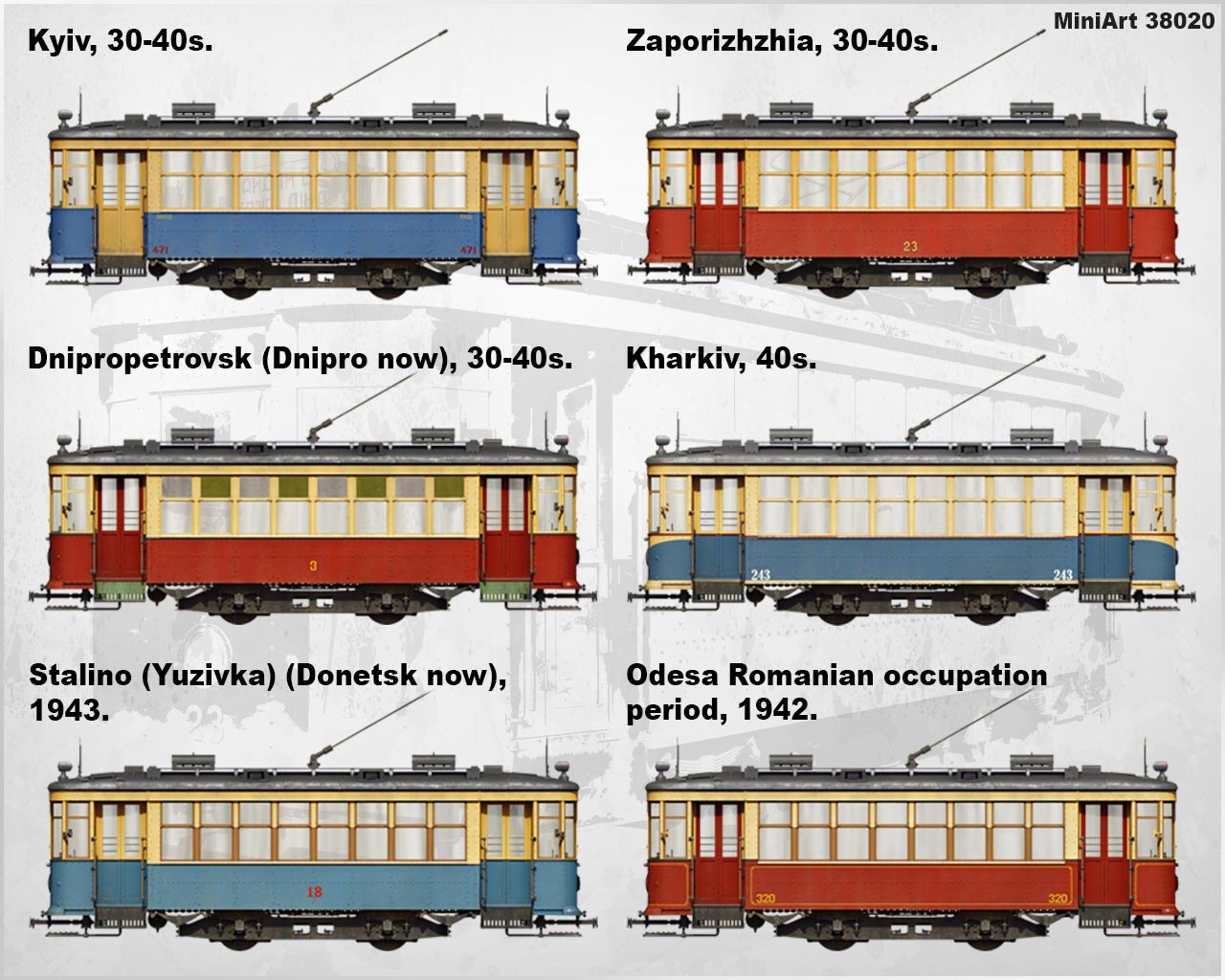 1/35 Soviet Tram X-Series, Early Type - Hobby Sense