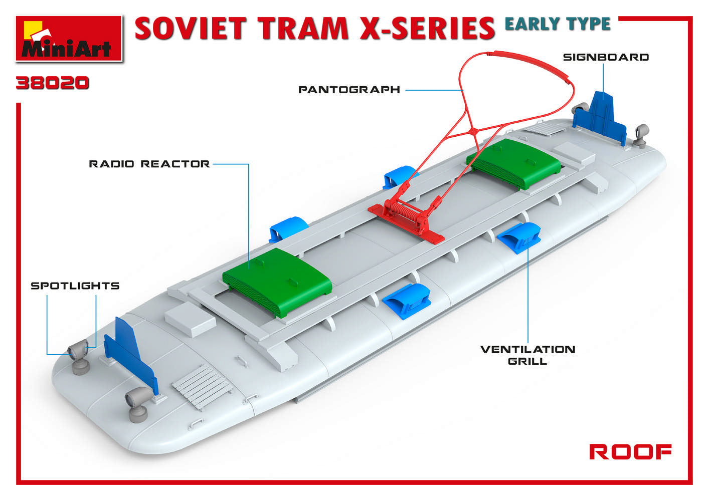 1/35 Soviet Tram X-Series, Early Type - Hobby Sense