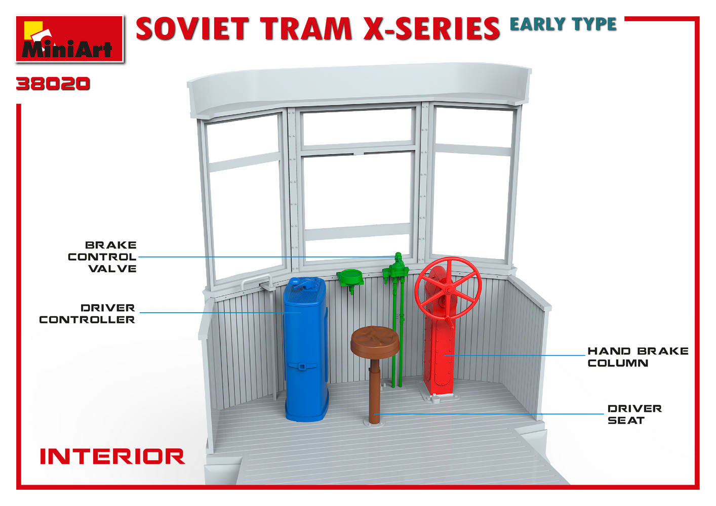1/35 Soviet Tram X-Series, Early Type - Hobby Sense