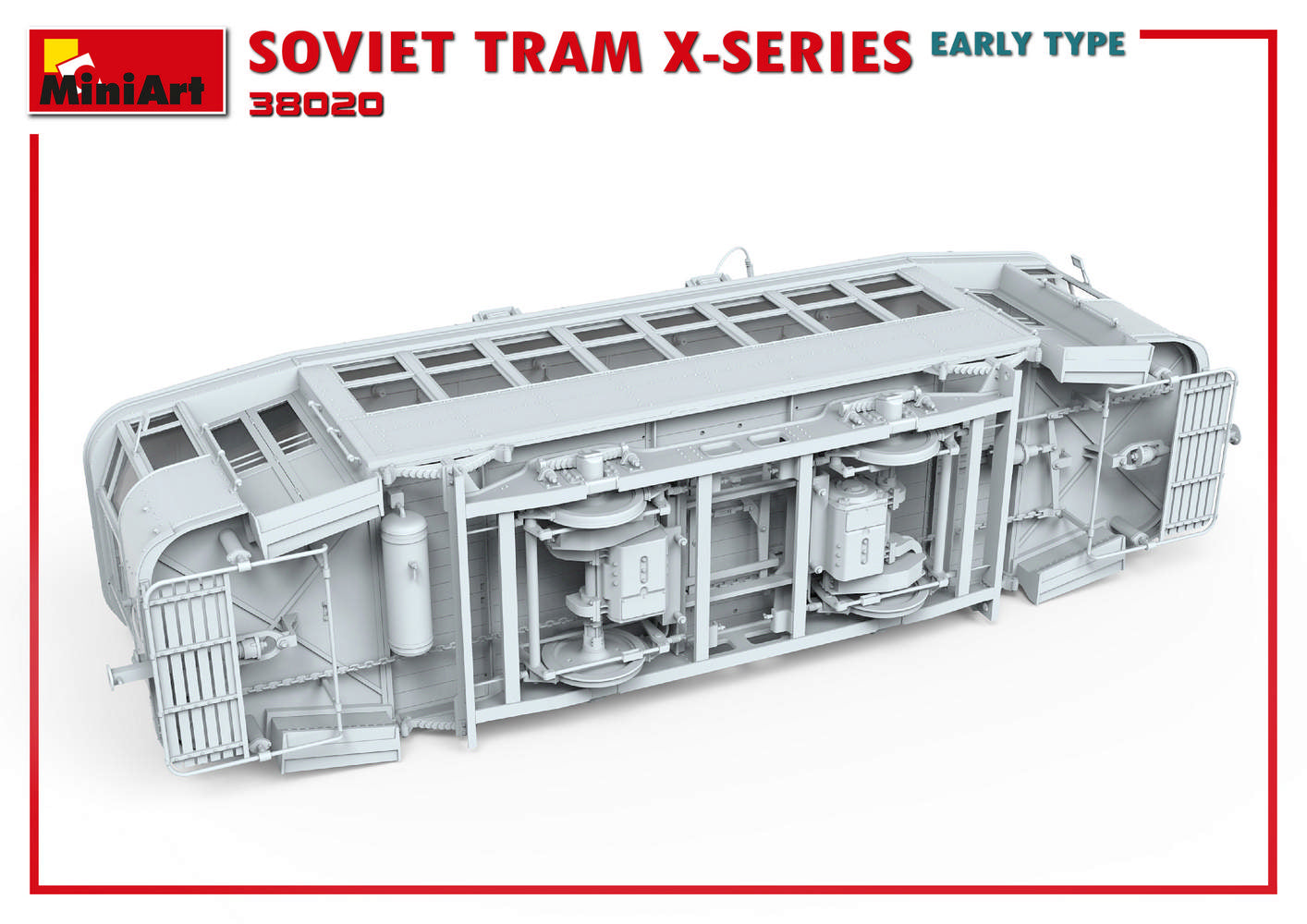 1/35 Soviet Tram X-Series, Early Type - Hobby Sense