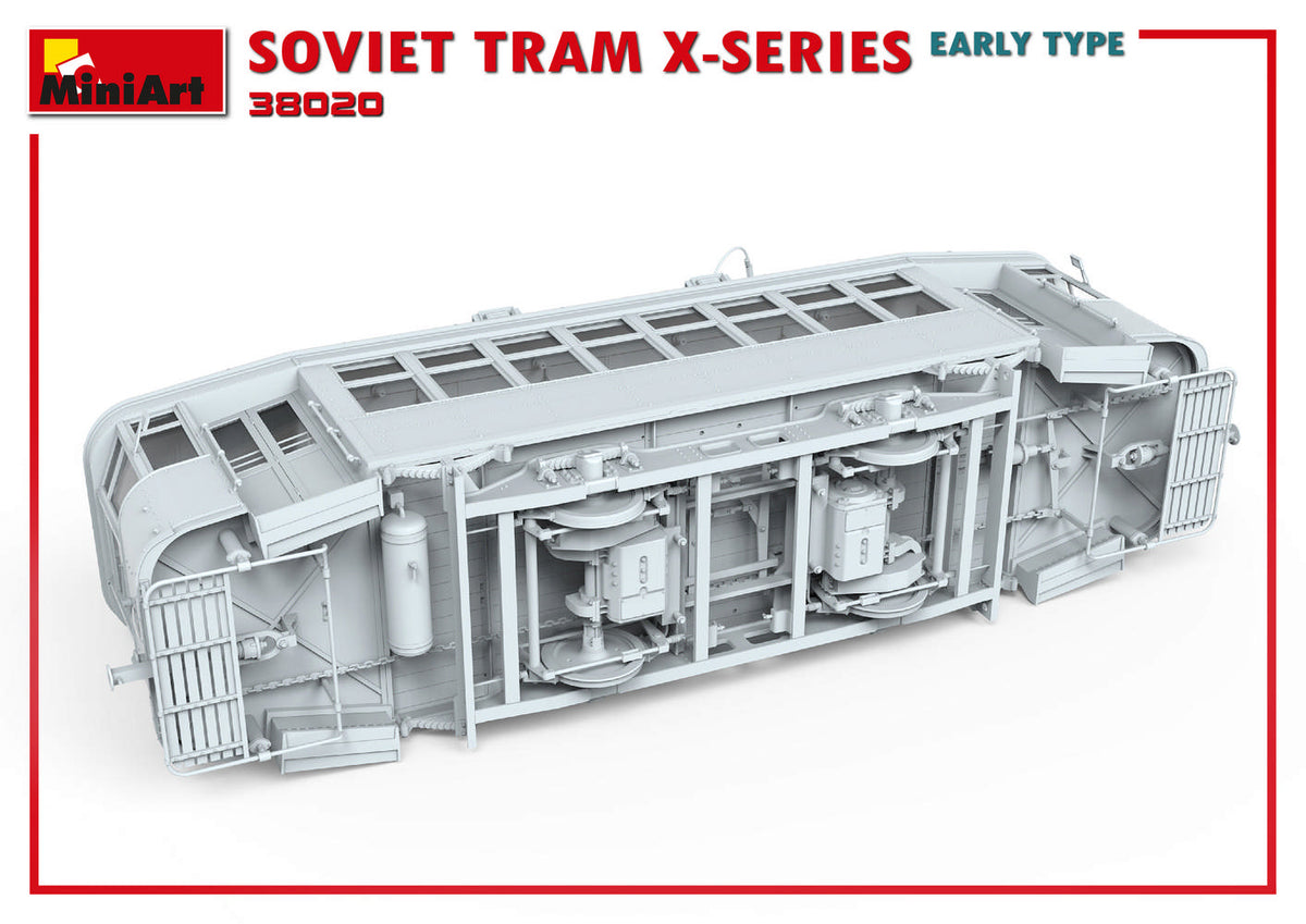 1/35 Soviet Tram X-Series, Early Type - Hobby Sense