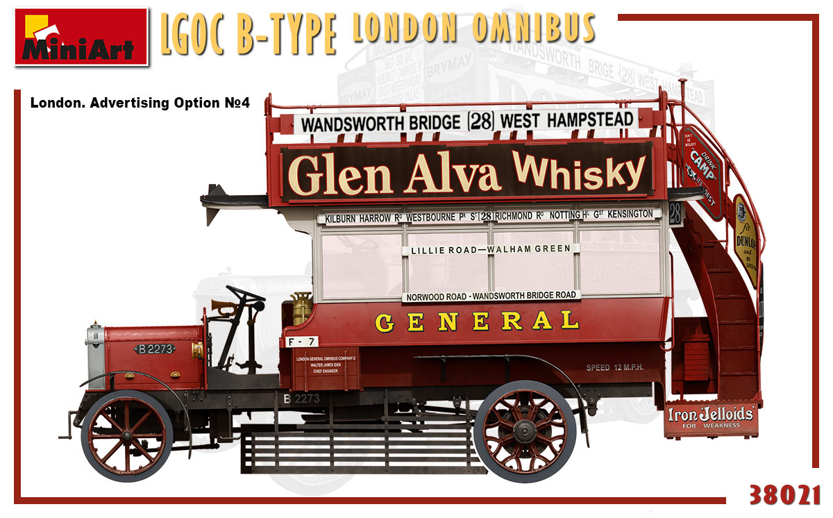 1/35 LGOC B-Type London Omnibus - Hobby Sense